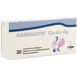 Gammadyn koper-goud-zilver Tabletten 30 stuks