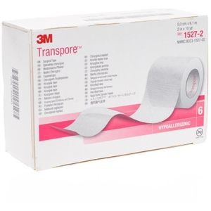 Transpore 5cmx9,15m 6 stuks