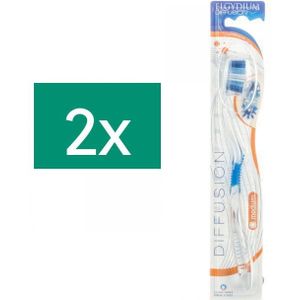 Elgydium Diffusion tandenborstel M Promo 2 stuks