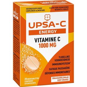 Upsa-C Energy Vitamine C 1000mg Bruistabletten 20 stuks