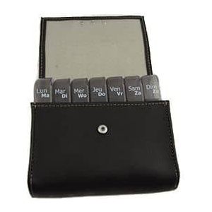 Pilbox Maxi 7 dagen marine blauw 1 stuks