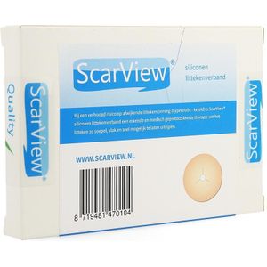 Scarview Silicone littekenpleister tepel 6,5cm Silicoon pleister 2 stuks