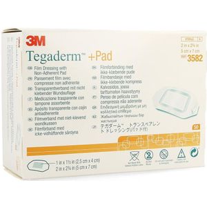 Tegaderm + Pad 5x7cm  50 stuks