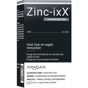 Zinc-ixX Kauwtabletten 120 stuks