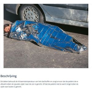 Isothermisch Deken - Goud Zilver - 150x210cm