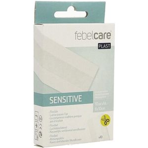 Febelcare Plast Sensitive 6x10cm 10 stuks
