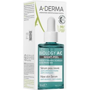 A-Derma Biology AC Nachtpeeling Serum 30ml