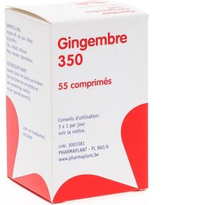Pharmaplant Gember 350 Tabletten 55 stuks