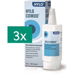 Hylo-comod 0,1% voordeelbundel Oogdruppels