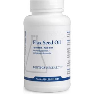 Biotics Flax seed oil  Capsules 100 stuks
