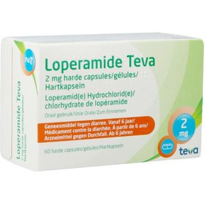Loperamide Teva 2mg Capsules 60 stuks