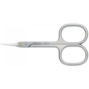 Morser  huidschaar spits verguld 1 stuks