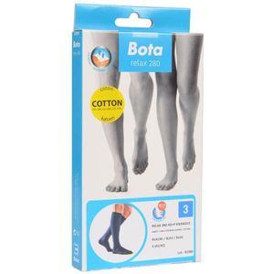 Bota Relax Katoen Kous Blue N3 1 stuks