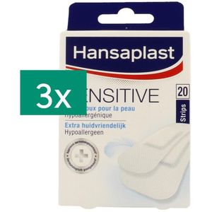 Hansaplast Sensitive strips Tri-pack 1 stuks