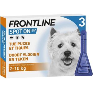 Frontline Spot-on Hond S 2-10kg  Pipet 3x0,67ml