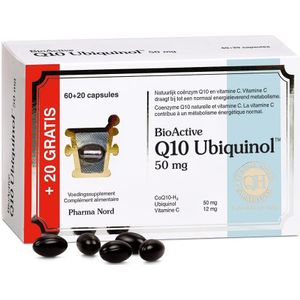 Pharma Nord BioActive Q10 50mg promopack Capsules 60+20 stuks