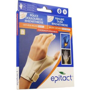 Epitact Rigide orthese Pijnlijke duim rhizarthrose Nacht Rechts S 1 stuks