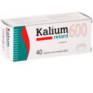 Kalium retard 600mg Tabletten 40 stuks