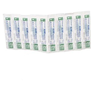 Terumo Agani naald 21G 5/8 groen 10 stuks
