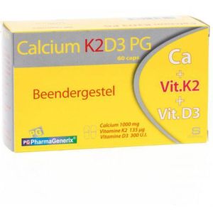 PharmaGenerix Calcium K2D3 Capsules 60 stuks