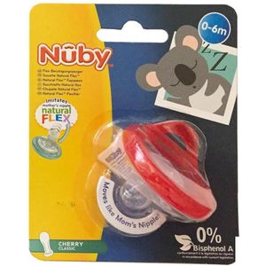 Nuby Natural Flex fopspeen 0-6M 1 stuks
