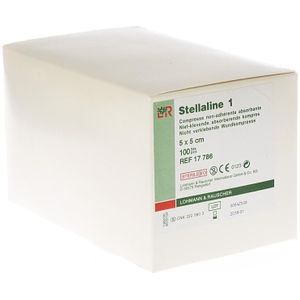 Stellaline 1 kompressen 5x5cm 100 stuks