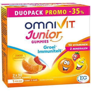 Omnivit Junior Gummies Promo Gommen 2x30 stuks
