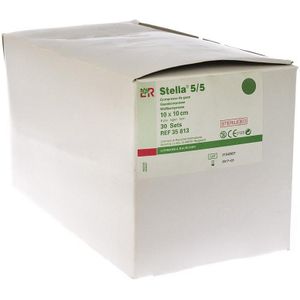 Stella 5/5 kompressen 10cmx10cm 30 stuks