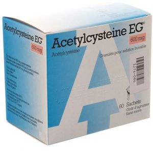 Acetylcysteine EG 600mg Zakjes 60 stuks