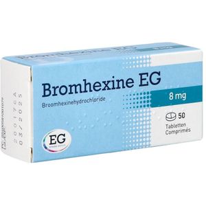 Bromhexine EG 8mg Tabletten 50 stuks