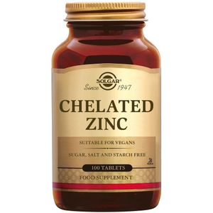 Solgar Chelated Zinc Tabletten 100 stuks