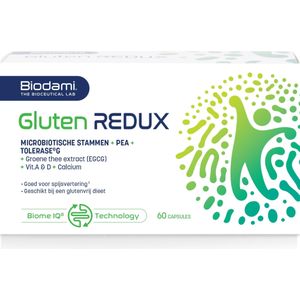 Biodami Gluten redux Capsules 60 stuks