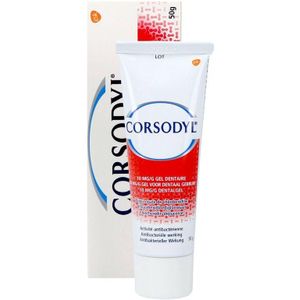 Corsodyl Tandgel 50g