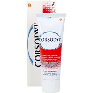 Corsodyl Tandgel 50g