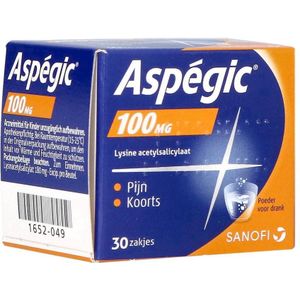 Aspegic 100mg Zakjes 30 stuks