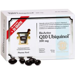 Pharma Nord BioActive Q10 100mg Softgel 60+20 stuks