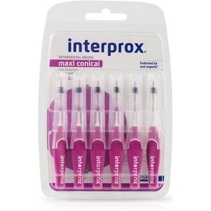Interprox - Maxi Conical - Ragers - Paars - 6 Stuks