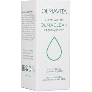 Olmaclean CBD crème voor de acnéhuid Crème 50ml