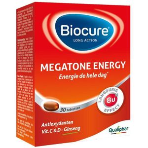 Biocure LA Megatone energy Tabletten 30 stuks