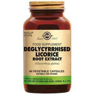 Solgar Deglycyrrhised Licorice Root Extract Zoethout 60 stuks