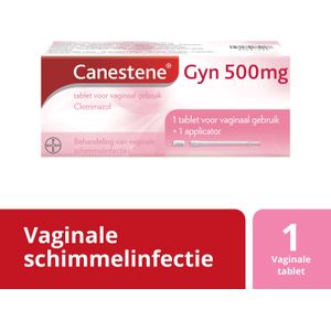 Canestene Gyn Clotrimazole 500mg Vaginale tabletten 1 stuks