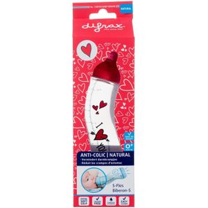 Difrax Fles Anti-Colic I Love You 1 stuks