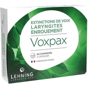 Lehning Voxpax Zuigtabletten 60 stuks