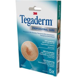 3M - Tegaderm 1624 - Transparante Film - 6 x 7 cm - 5 Stuks