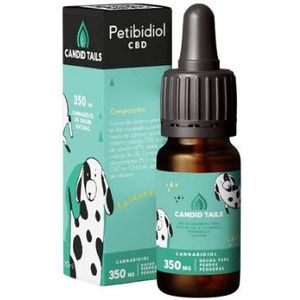 Candid Tails 350mg CBD Olie voor Kleine Honden (<13kg) Druppels 10ml