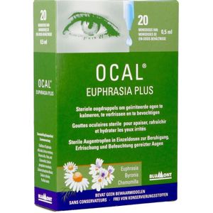 Ocal Euphrasia plus verzachtende oogdruppels Unidosis 20x0,5ml