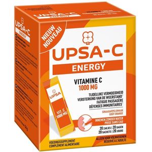 Upsa-C Energy Vitamine C 1000mg Zakjes 20 stuks
