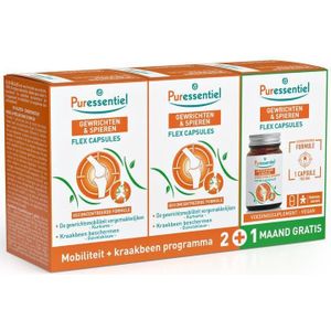 Puressentiel Gewrichten & Spieren Flex promopack Capsules 3x30 stuks