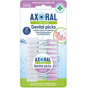 Axoral Pro-clean Dentalpicks L 40 stuks