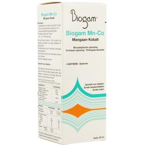 Biogam Mangaan-Cobalt Mn-Co Oplossing 60ml